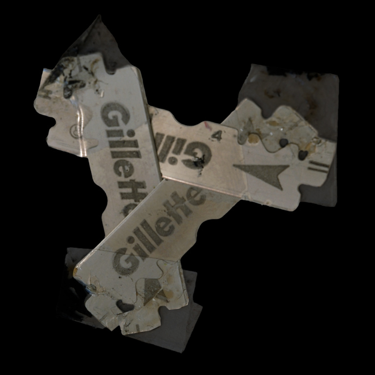 François Vogel - pinhole made with razor blades