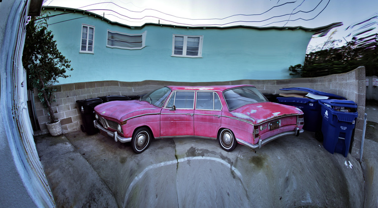 François Vogel - pink car
